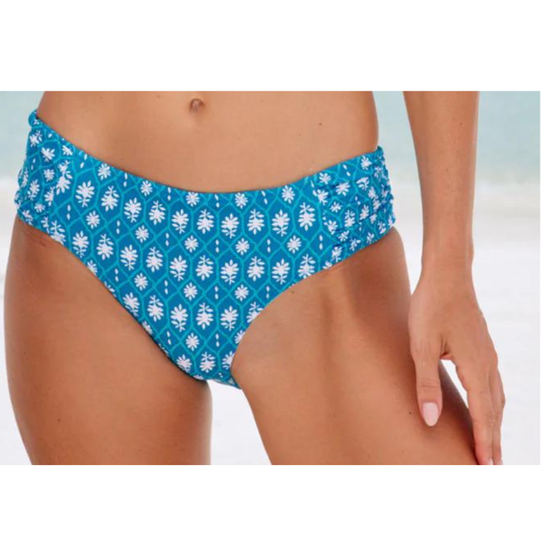 Naples Reversible Ruched Bikini Bottom