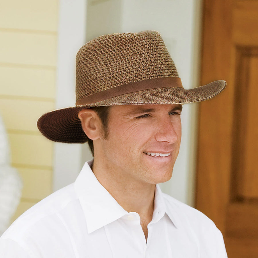 Wallaroo Hats Outback Mens Sun Hat - Brown